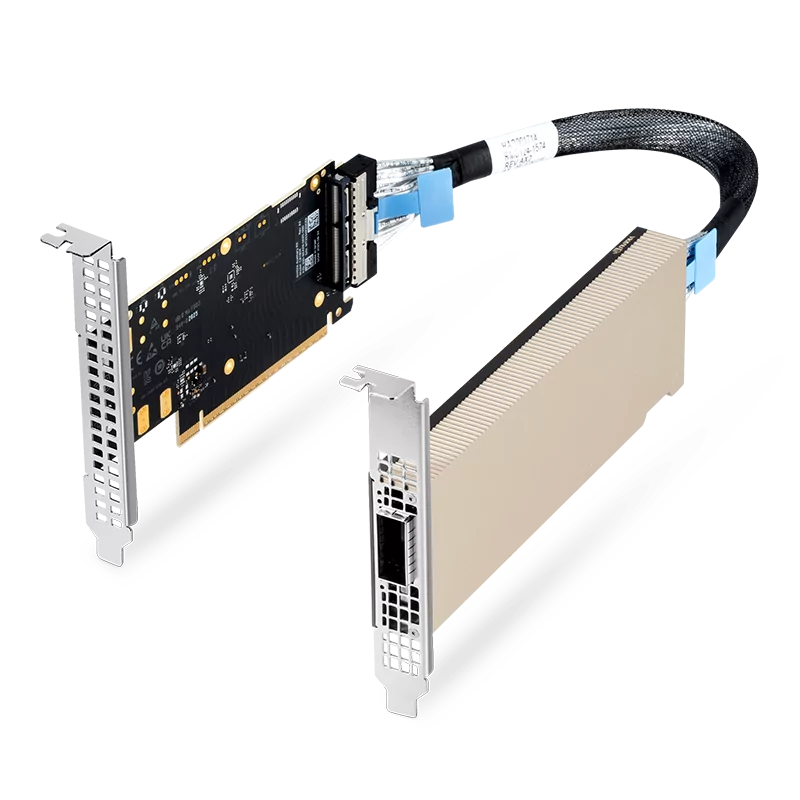 NVIDIA/Mellanox C8180 (900-9X81E-00EX-ST0) ConnectX-8 InfiniBand & Ethernet SuperNIC, Socket-Direct XDR 800Gb/s PAM4 200G/Lane, Single-Port OSFP, PCIe 6.0 x 16, Tall Bracket SFPS