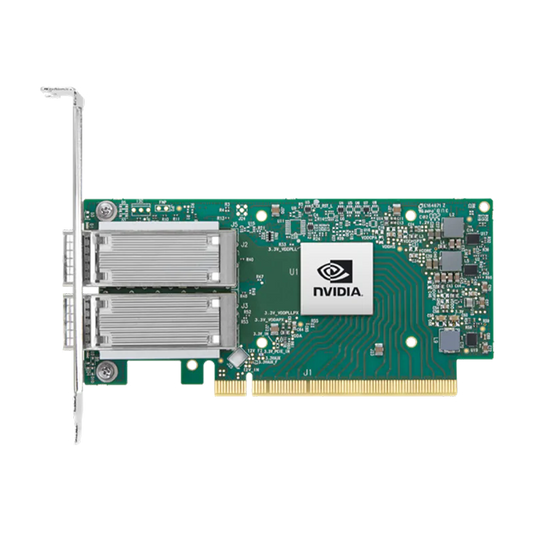 NVIDIA/Mellanox MCX512A-ACAT ConnectX®-5 EN Network Interface Card, 10/25GbE Dual-port SFP28, PCIe3.0 x8, Tall&Short Bracket SFPS