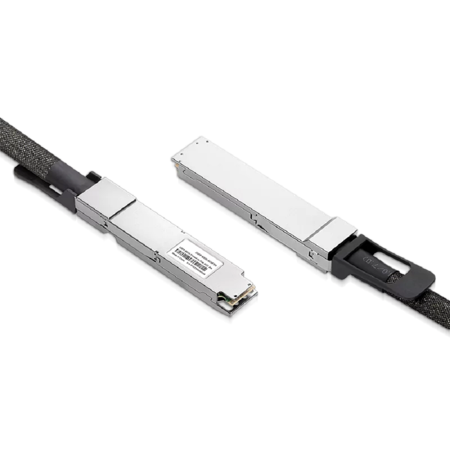 NVIDIA/Mellanox Compatible ACC 4m (13ft) Twin-port 2x400Gb/s OSFP Finned Top to 2x400Gb/s OSFP Flat Top InfiniBand NDR Active Copper Cable SFPS