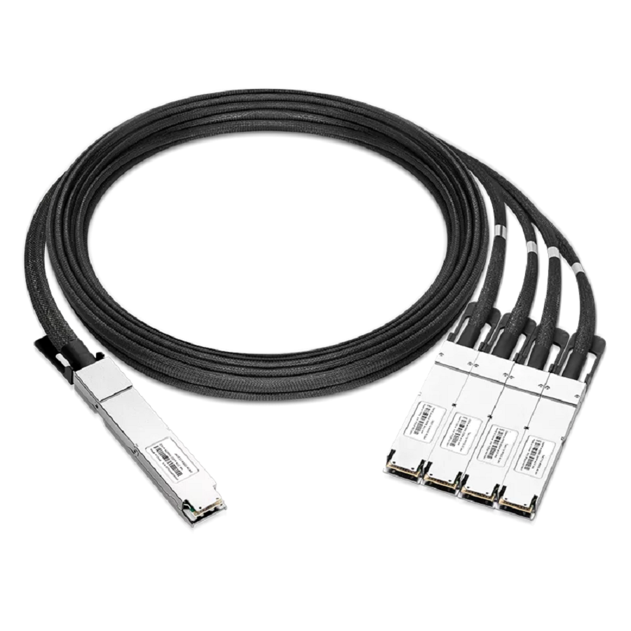 NVIDIA/Mellanox MCA7J70-N004 Compatible ACC 4m (13ft) Twin-port 2x400Gb/s OSFP Finned Top to 4x200Gb/s OSFP Flat Top InfiniBand NDR Active Copper Splitter Cable SFPS