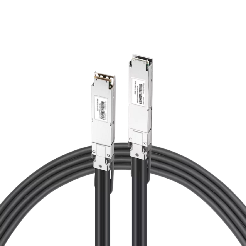 NVIDIA/Mellanox Compatible DAC 1m (3ft) Twin-port 2x400Gb/s OSFP Finned Top to 2x400Gb/s OSFP Flat Top InfiniBand NDR Passive Copper Cable SFPS