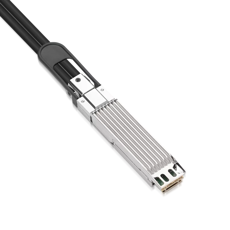 NVIDIA/Mellanox MCP7Y10-N001 (980-9I928-00N001) Compatible DAC 1m (3ft) Twin-port 2x400Gb/s OSFP Finned Top to 2x400Gb/s QSFP112 Flat Top InfiniBand NDR Passive Copper Splitter Cable SFPS