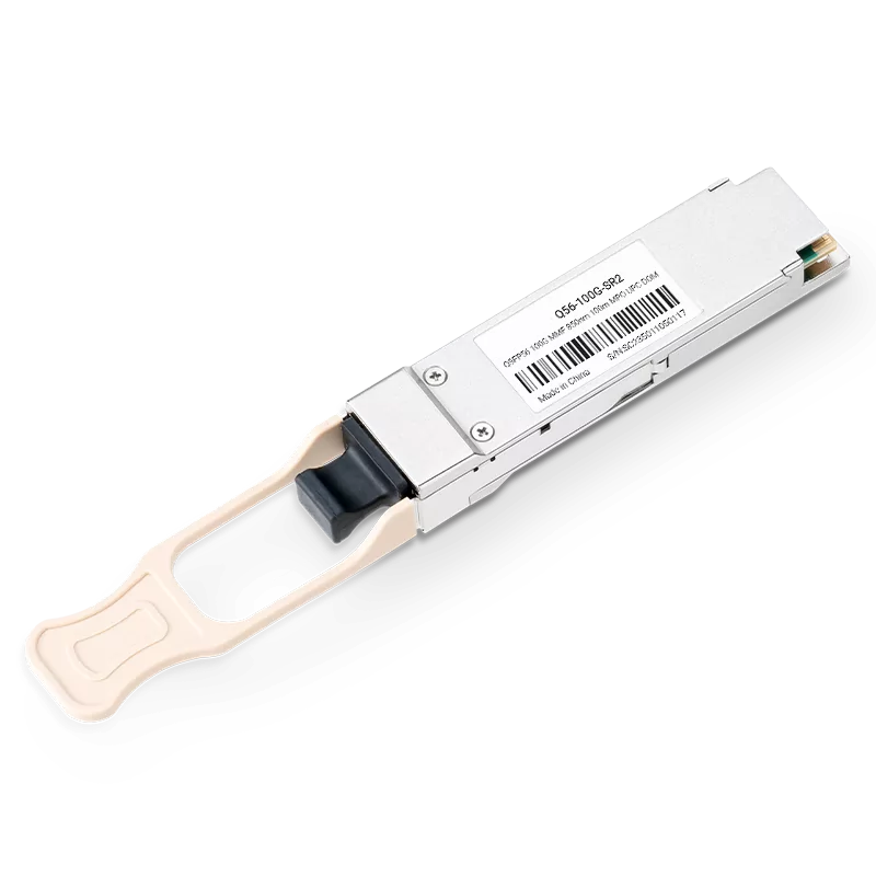 NVIDIA/Mellanox Compatible 100GbE SR2 QSFP56 PAM4 850nm 100m MPO/MTP-12 UPC Optical Transceiver Module for MMF SFPS