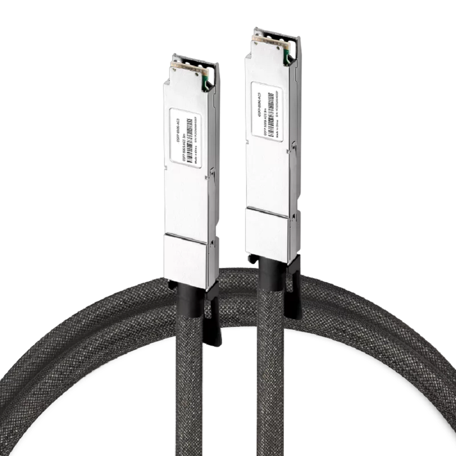 NVIDIA/Mellanox MCA4J80-N003 Compatible ACC 3m (10ft) Twin-port 800Gb/s OSFP Finned Top to 800Gb/s OSFP Finned Top Active Copper Cable SFPS