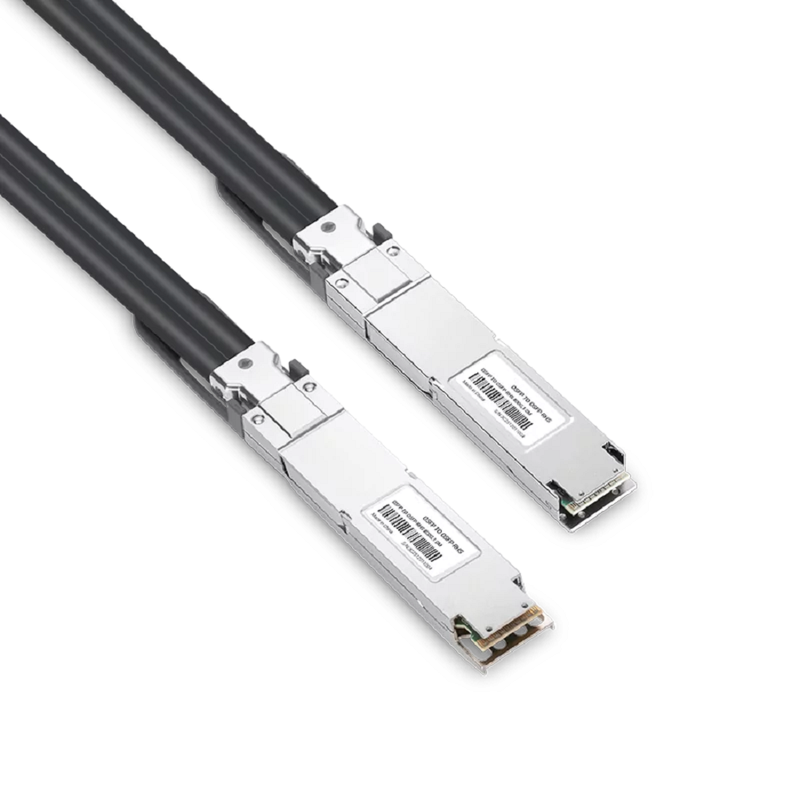 NVIDIA/Mellanox Compatible DAC 2m (7ft) Twin-port 2x400Gb/s OSFP Finned Top to 2x400Gb/s OSFP Flat Top InfiniBand NDR Passive Copper Cable SFPS