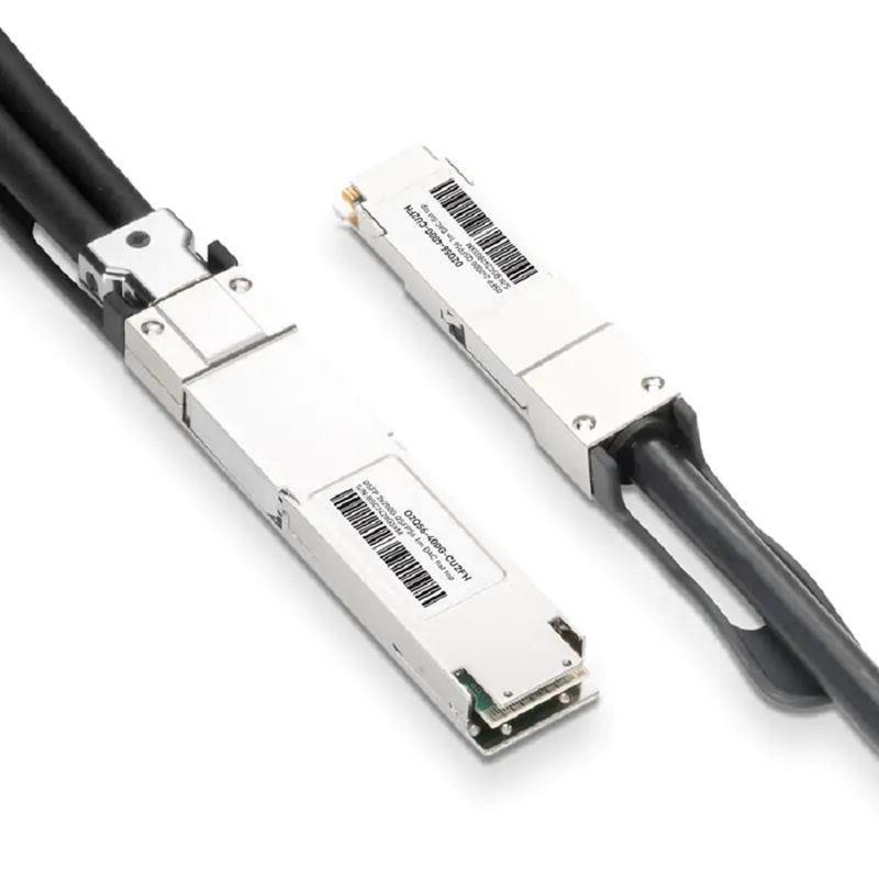 NVIDIA/Mellanox Compatible 3m (10ft) 400Gb/s OSFP Flat Top to 2x200Gb/s QSFP56 InfiniBand HDR Passive Copper Splitter Cable SFPS
