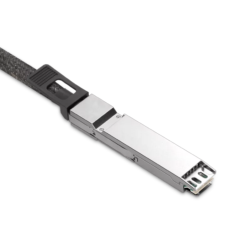 NVIDIA/Mellanox Compatible ACC 5m (16ft) Twin-port 2x400Gb/s OSFP Finned Top to 2x400Gb/s OSFP Flat Top InfiniBand NDR Active Copper Cable SFPS