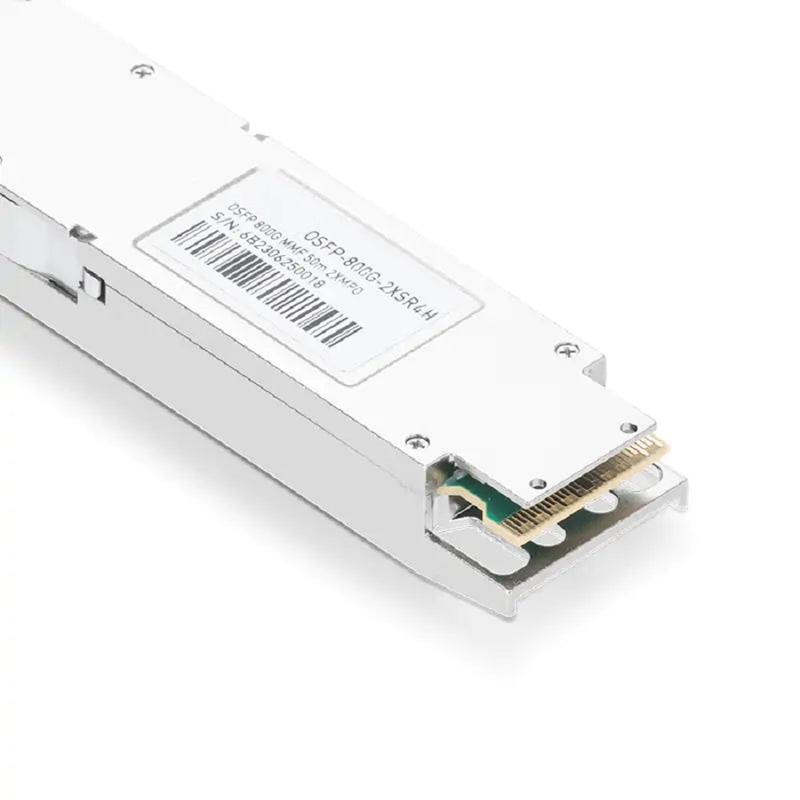 NVIDIA/Mellanox MMA4Z00-NS Coherent VCSEL & Broadcom DSP Compatible 800G 2xSR4/SR8 OSFP PAM4 850nm 50m DOM Two MPO-12/APC InfiniBand NDR Transceiver Module for MMF (Finned Top) SFPS
