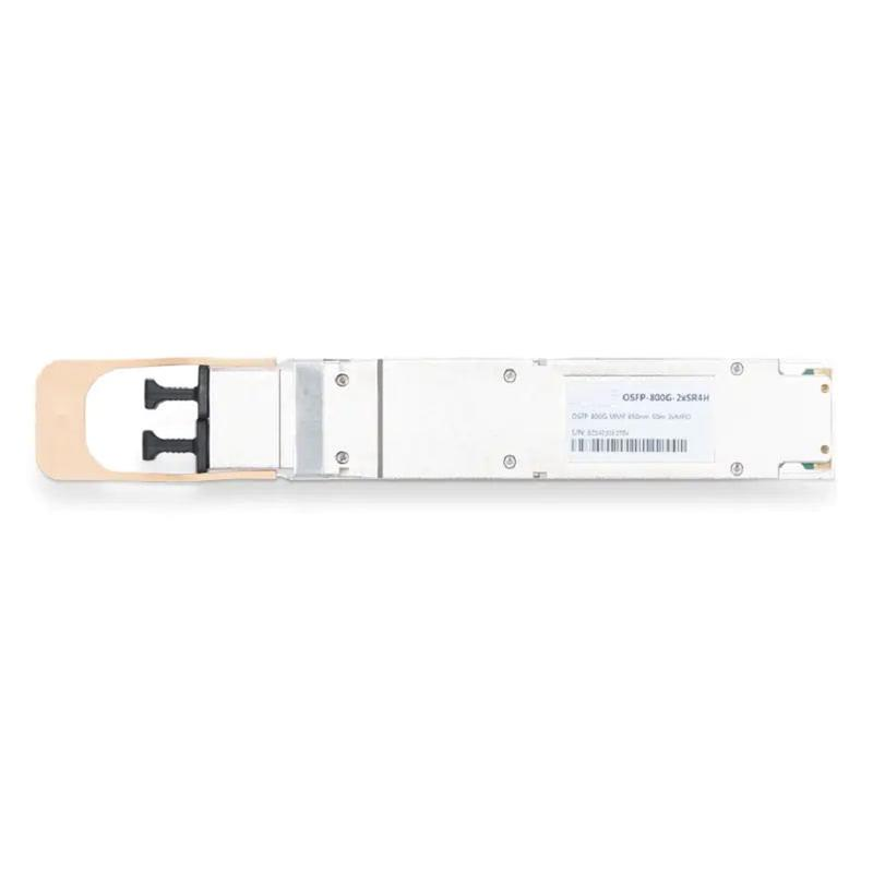 NVIDIA/Mellanox MMA4Z00-NS Coherent VCSEL & Broadcom DSP Compatible 800G 2xSR4/SR8 OSFP PAM4 850nm 50m DOM Two MPO-12/APC InfiniBand NDR Transceiver Module for MMF (Finned Top) SFPS