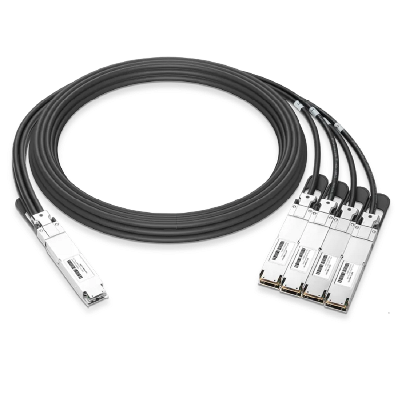 NVIDIA/Mellanox MCP7Y40-N001 Compatible DAC 1m (3ft) Twin-port 2x400Gb/s OSFP Finned Top to 4x200Gb/s QSFP112 Flat Top InfiniBand NDR Passive Copper Splitter Cable SFPS