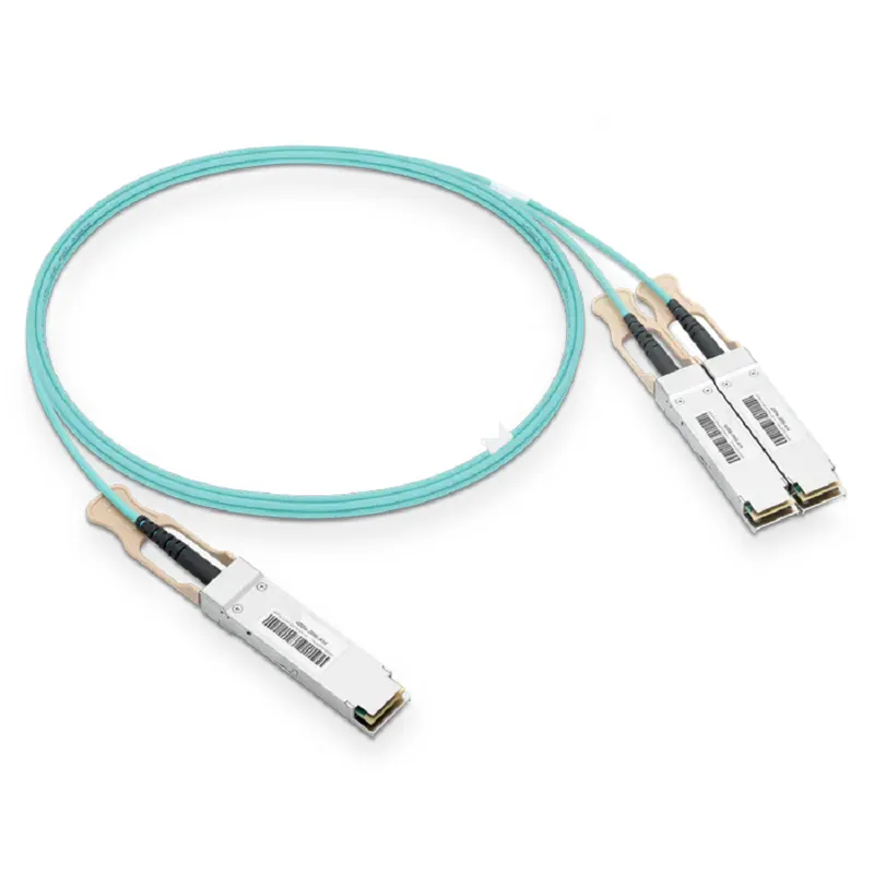 NVIDIA/Mellanox MFS1S50-H003E/MFS1S50-H003V Compatible AOC 3m (10ft) InfiniBand HDR 200Gb/s to 2x100Gb/s QSFP56 to 2xQSFP56 Active Optical Splitter Cable (850nm, MMF, LSZH) SFPS