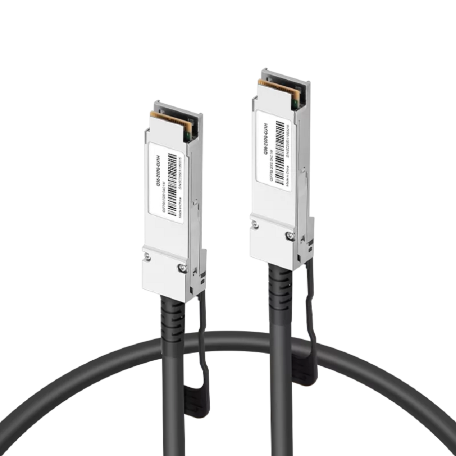 NVIDIA/Mellanox MCP1650-H02AE30 Compatible DAC 2.5m (8.2ft) 200Gb/s QSFP56 to QSFP56 InfiniBand HDR Passive Direct Attach Copper Twinax Cable SFPS