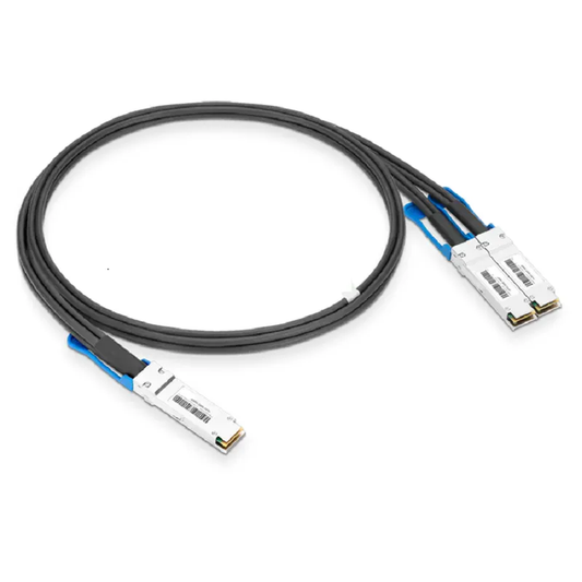 NVIDIA/Mellanox MCP7H50-H001R30 Compatible DAC 1m (3ft) InfiniBand HDR 200Gb/s to 2x100Gb/s QSFP56 to 2xQSFP56 Passive Copper (Hybrid) Cable (Passive Twinax, PVC) SFPS