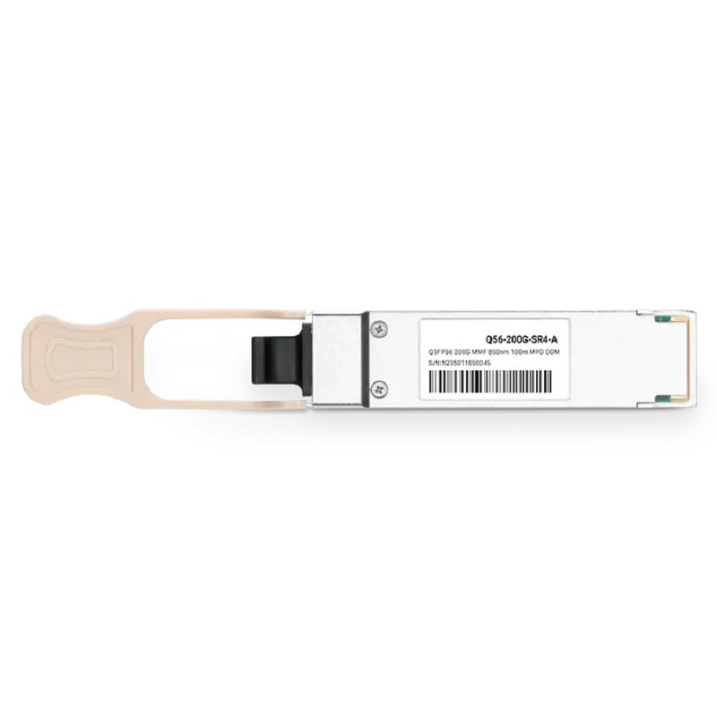 NVIDIA/Mellanox Compatible 200G SR4 QSFP56 PAM4 850nm 100m DOM MTP/MPO-12 APC InfiniBand HDR Transceiver Module for MMF SFPS