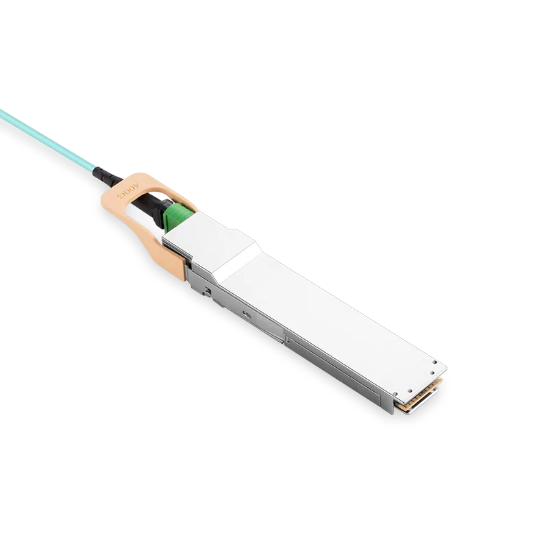 NVIDIA/Mellanox Compatible AOC 5m (16ft) 200Gb/s OSFP to 200Gb/s QSFP56 InfiniBand HDR Active Optical Cable (Flat top, 850nm, MMF, LSZH) SFPS