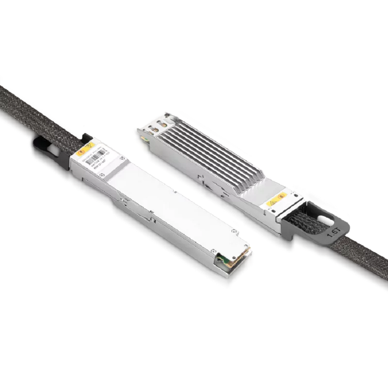 NVIDIA/Mellanox Compatible AEC 3m (10ft) Twin-port 2x800Gb/s OSFP224 IHS/Finned Top to 2x800Gb/s OSFP224 IHS/Finned Top InfiniBand XDR Active Electrical Cable SFPS