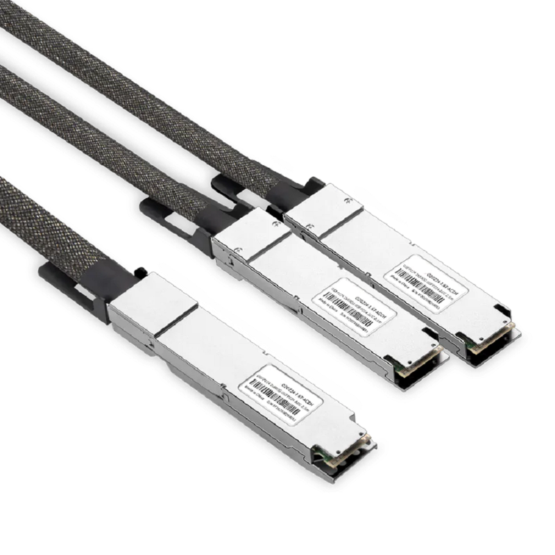 NVIDIA/Mellanox MCA7K10-X002 Compatible ACC 2m (7ft) Twin-port 2x800Gb/s OSFP224 IHS/Closed Finned Top to 2x800Gb/s OSFP224 RHS/ Flat Top InfiniBand XDR Active Copper Splitter Cable SFPS