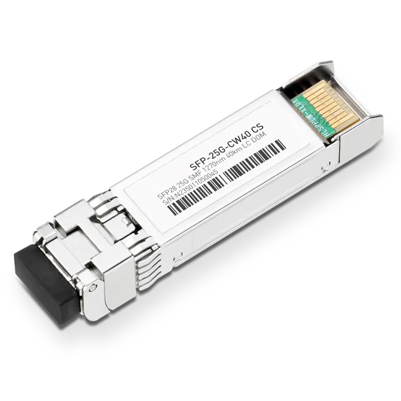 Generic Compatible 25GBASE-CW40 SFP28 1370nm 40km Duplex LC Transceiver Module for SMF SFPS