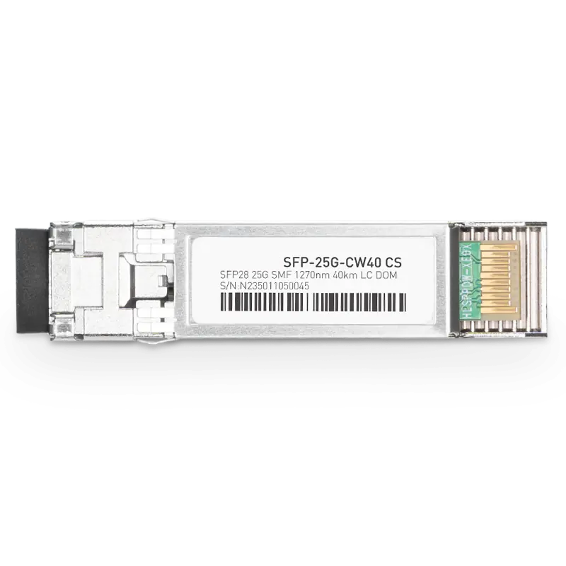 Generic Compatible 25GBASE-CW40 SFP28 1270nm 40km Duplex LC Transceiver Module for SMF SFPS