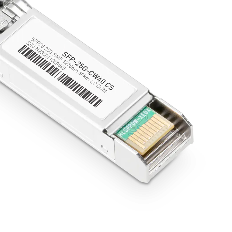 Generic Compatible 25GBASE-CW40 SFP28 1270nm 40km Duplex LC Transceiver Module for SMF SFPS