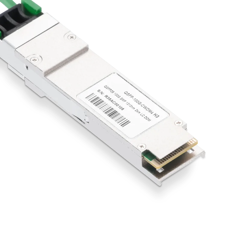 Edge-Core ET7402-IR4 Compatible 100G-CWDM4 QSFP28 1310nm 2km DOM Duplex LC Transceiver Module for SMF SFPS