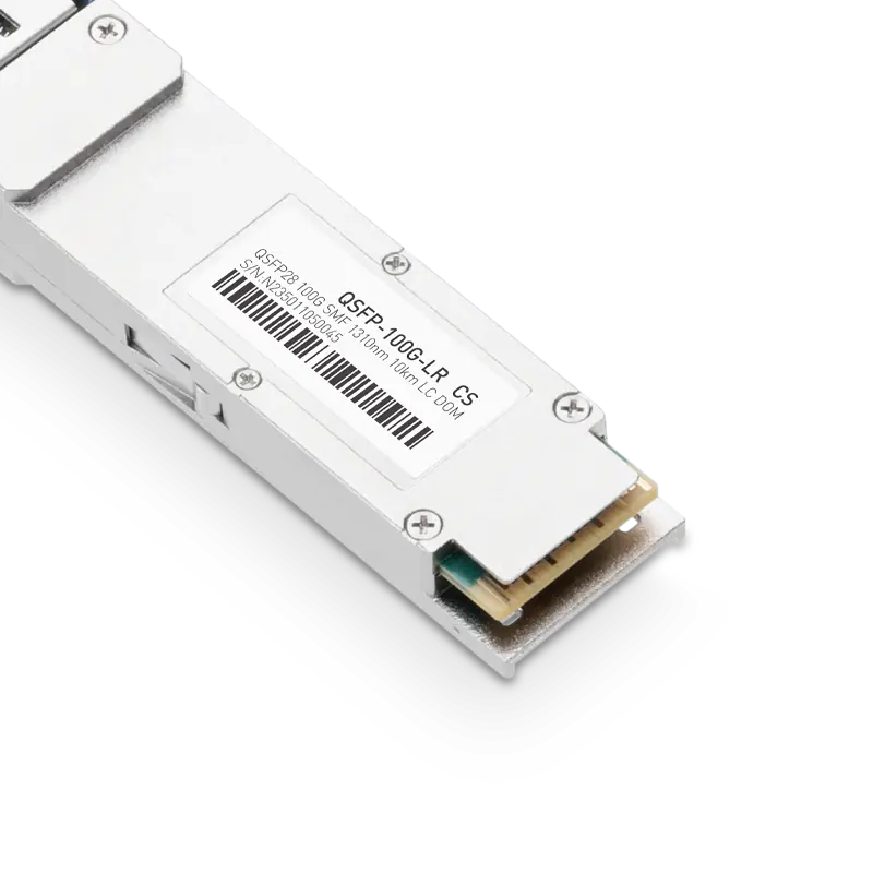 Extreme Compatible 100GBASE-LR QSFP28 PAM4 1310nm 10km DOM Duplex LC Transceiver Module for SMF SFPS