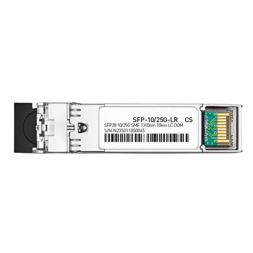 Intel Compatible 25GBASE-LR SFP28 1310nm 10km DOM Duplex LC Transceiver Module for SMF SFPS
