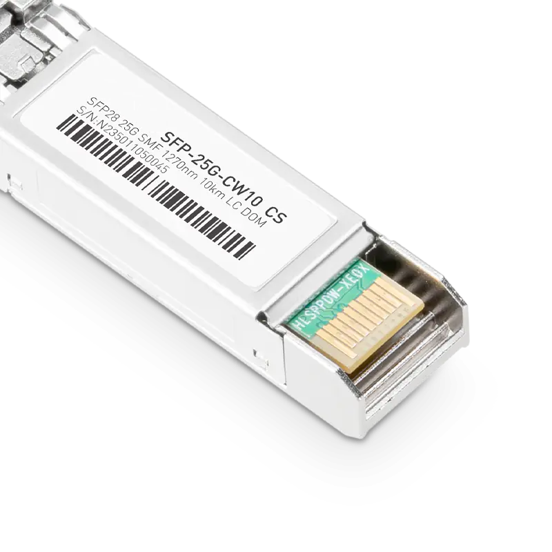 Brocade XBR-SFP25G1270-10 Compatible 25GBASE-CW10 SFP28 1270nm 10km Duplex LC Transceiver Module for SMF SFPS