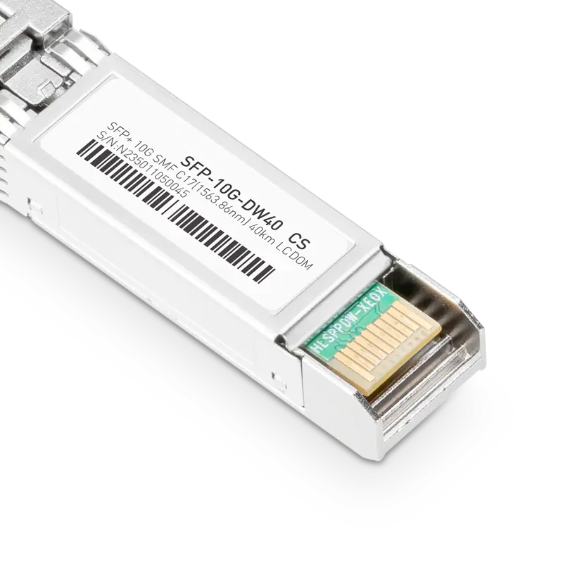 Brocade Compatible 10GBASE-CW40 SFP+ 1470nm 40km Duplex LC Transceiver Module for SMF